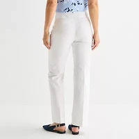 Liz Claiborne Womens Tall Flare Mid Rise Trouser