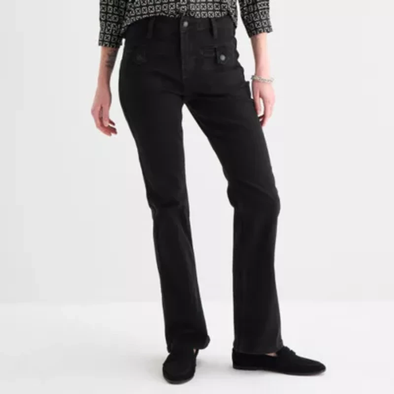 Liz Claiborne Womens Tall Mid Rise Bootcut Jean