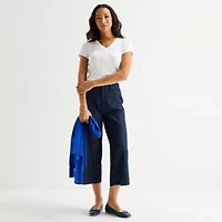 Liz Claiborne Womens Tall V Neck T-Shirt