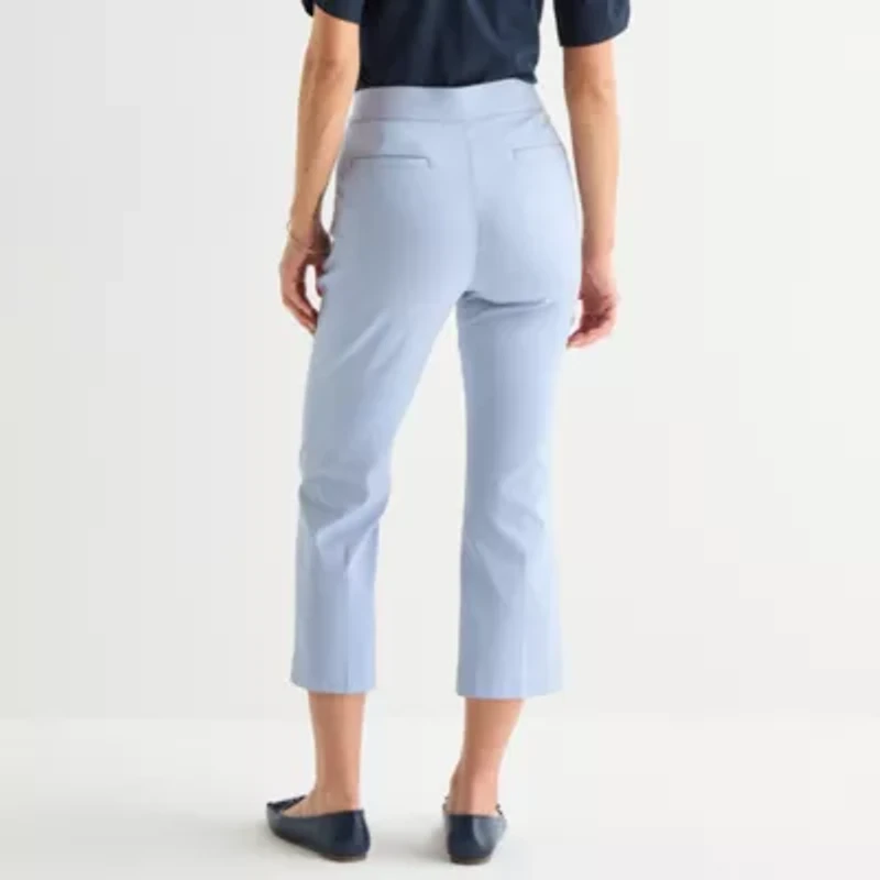 Liz Claiborne Lisa Womens Flare Capri Pant