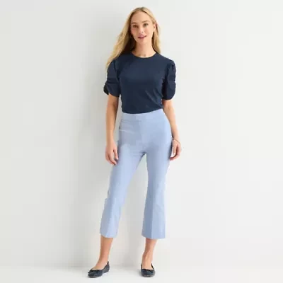 Liz Claiborne Lisa Womens Flare Capri Pant