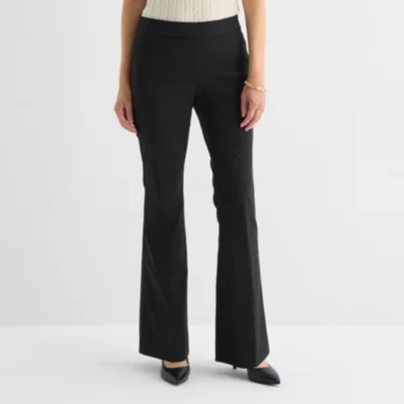 Liz Claiborne Lisa Womens Flare Pull-On Pant