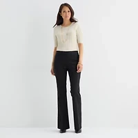 Liz Claiborne Lisa Womens Flare Pull-On Pant