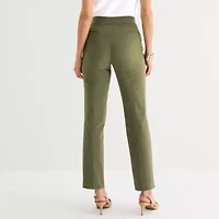 Liz Claiborne Lisa Womens Straight Pull-On Pant