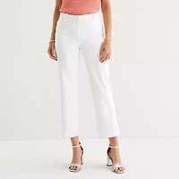 Liz Claiborne Emma Womens Ankle Mid Rise Pant
