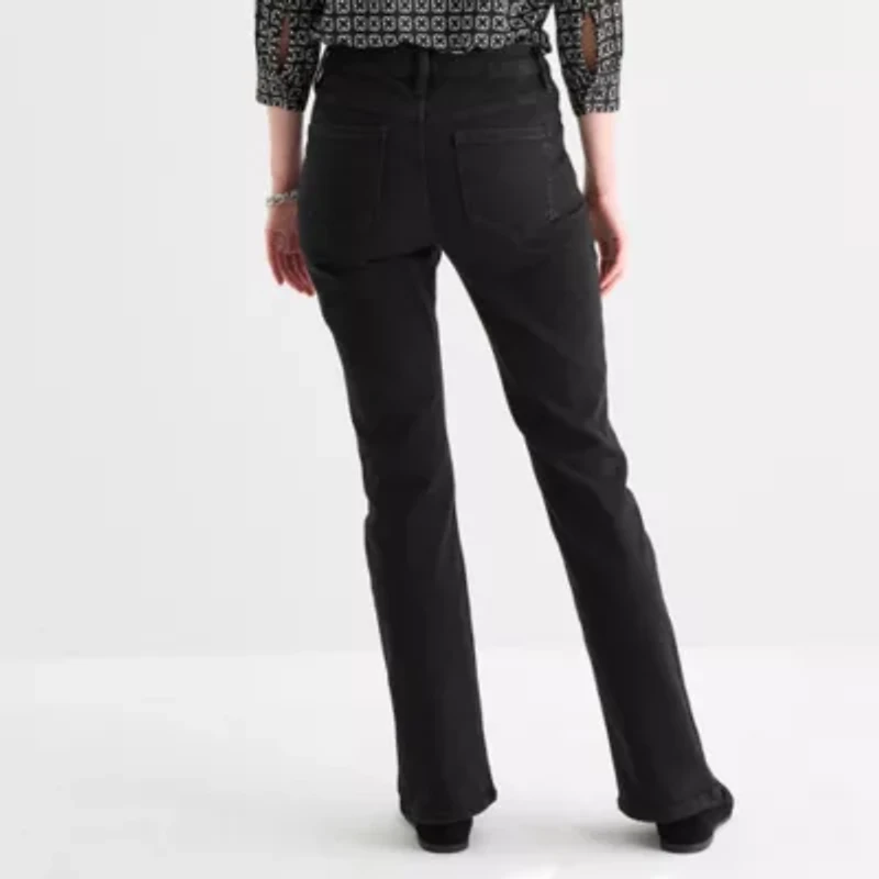 Liz Claiborne Womens Mid Rise Bootcut Jean