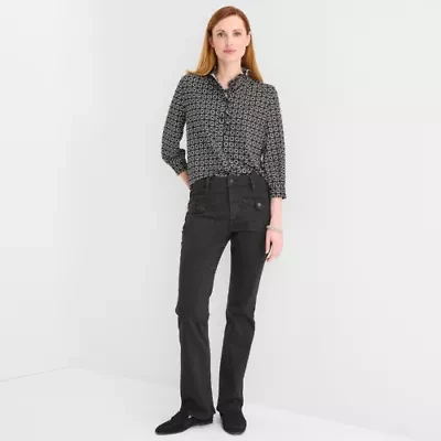 Liz Claiborne Womens Mid Rise Bootcut Jean