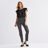 Liz Claiborne Womens Petite Pull-On Pant
