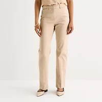 Liz Claiborne Emma Womens Flare Mid Rise Trouser