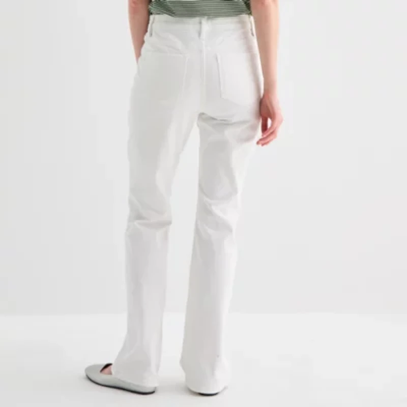 Liz Claiborne Lana Womens Mid Rise Bootcut Jean