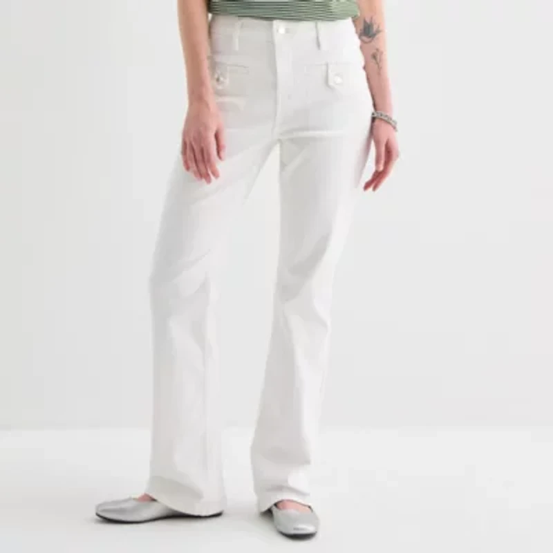 Liz Claiborne Lana Womens Mid Rise Bootcut Jean