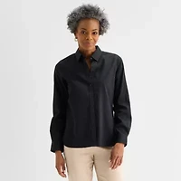 Liz Claiborne Womens Long Sleeve Dress Shirt