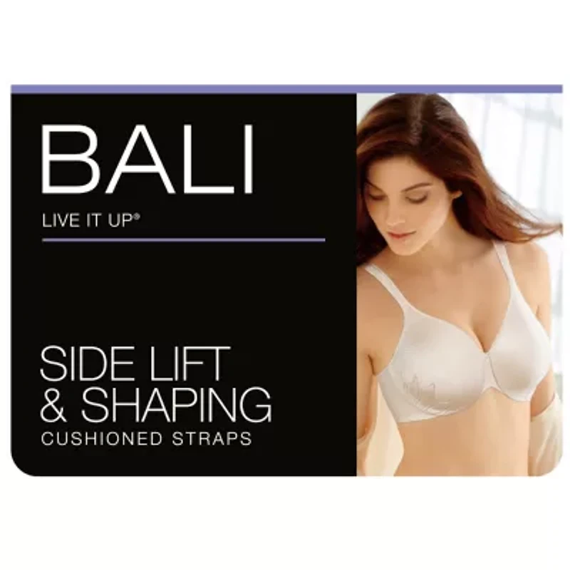 Bali Live It Up® Seamless T-Shirt Underwire Full Coverage Bra 3353