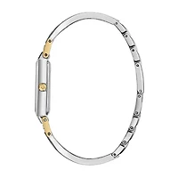 Bulova Classic Womens Diamond Accent Two Tone Stainless Steel Bangle Watch 98p188