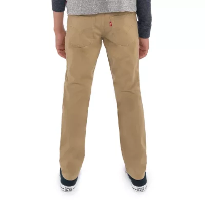 Levi's® Sueded Big Kid Boys Adjustable Waist 511™ Slim Fit Pant