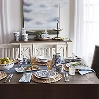 Tabletops Unlimited Carmine Stoneware Serving Bowl