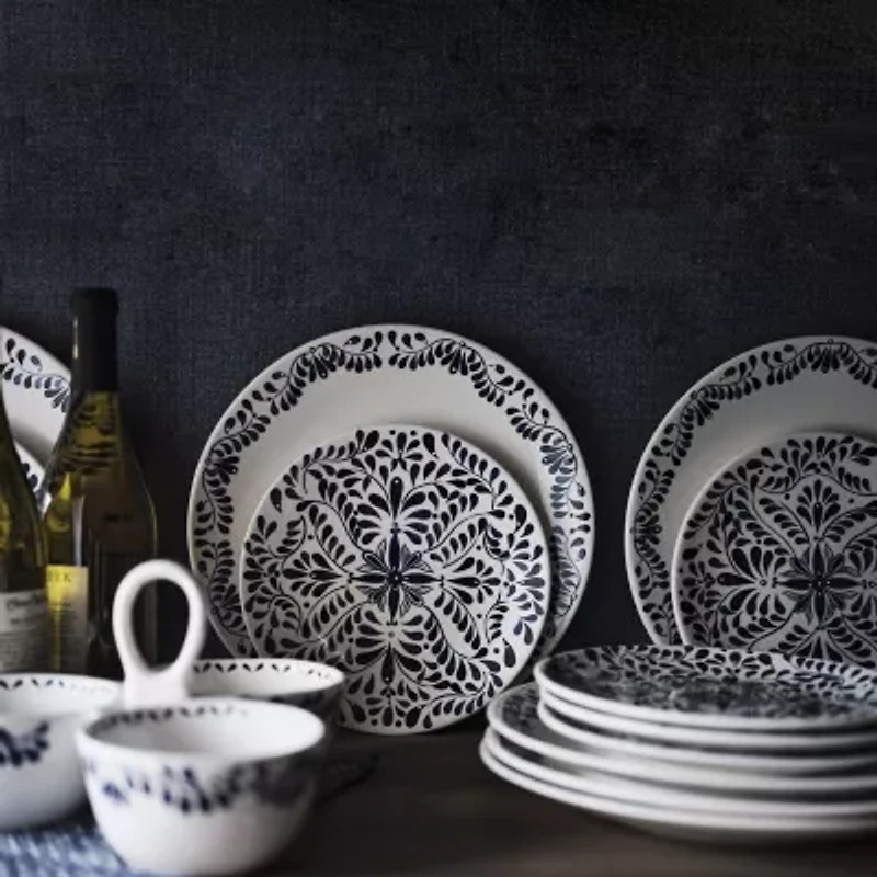 Tabletops Unlimited Carmine 4-pc. Stoneware Salad Plate
