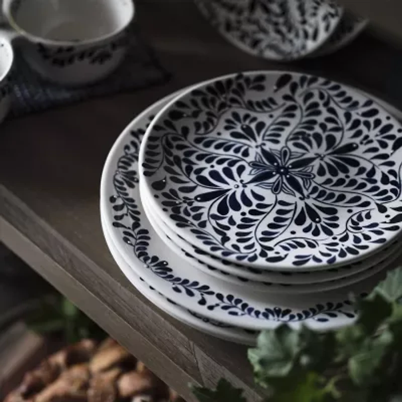 Tabletops Unlimited Carmine 4-pc. Stoneware Salad Plate