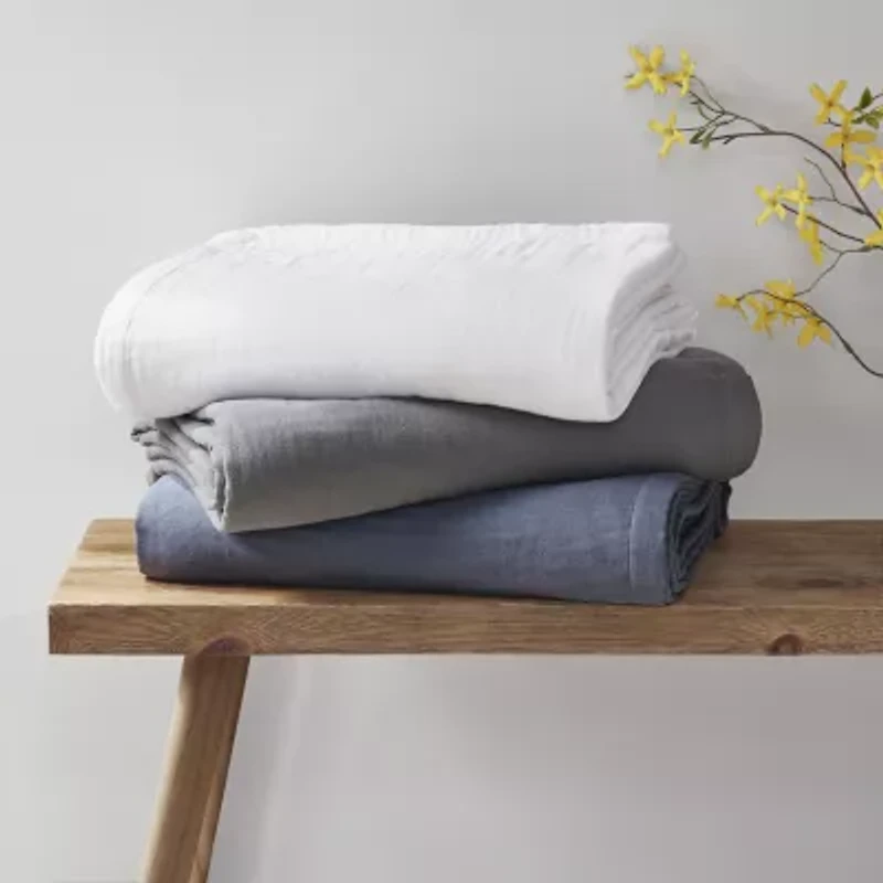 Madison Park Gauze 100% Cotton Lightweight Blanket