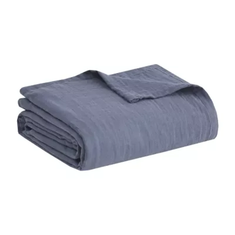 Madison Park Gauze 100% Cotton Lightweight Blanket