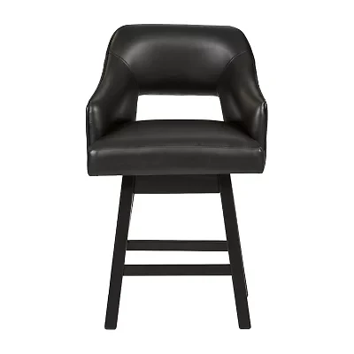 Signature Design by Ashley® Tallenger 2-pc. Counter Height Upholstered Swivel Bar Stool