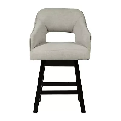 Signature Design by Ashley® Tallenger 2-pc. Counter Height Upholstered Swivel Bar Stool