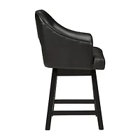 Signature Design by Ashley® Tallenger 2-pc. Counter Height Upholstered Swivel Bar Stool