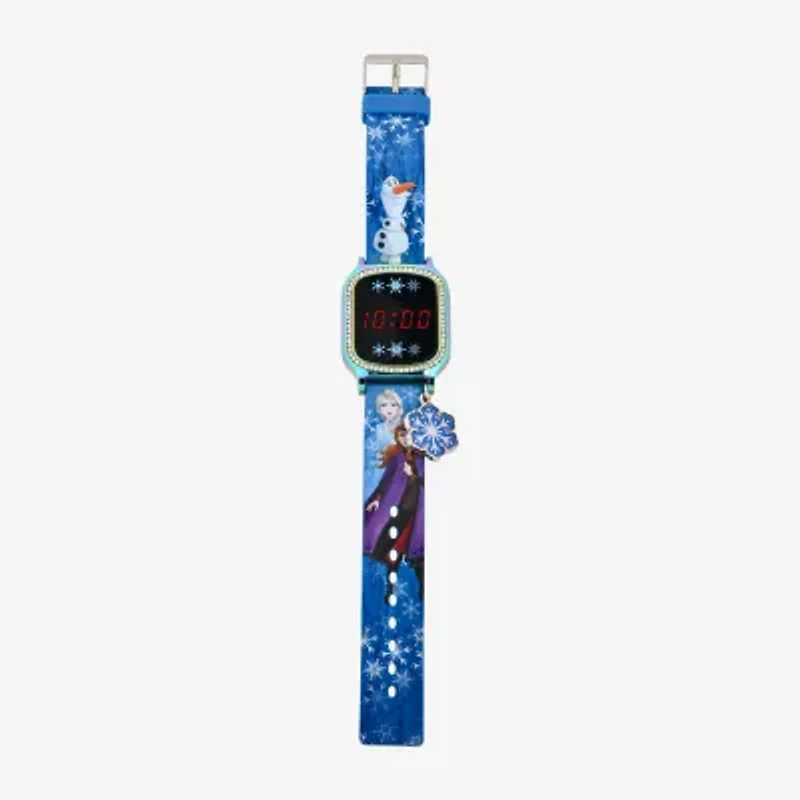 Disney Frozen Girls Digital Multicolor Strap Watch Fzn4691jc