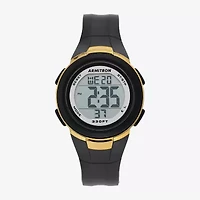 Armitron Womens Chronograph Multi-Function Black Strap Watch 45/7126gbk