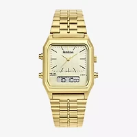 Armitron All Sport Mens Gold Tone Stainless Steel Bracelet Watch 20/5453chgp