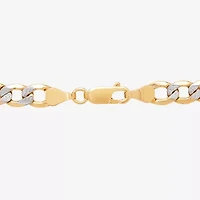 Made in Italy Mens 14K Gold 22 Inch Figaro Chain Necklace