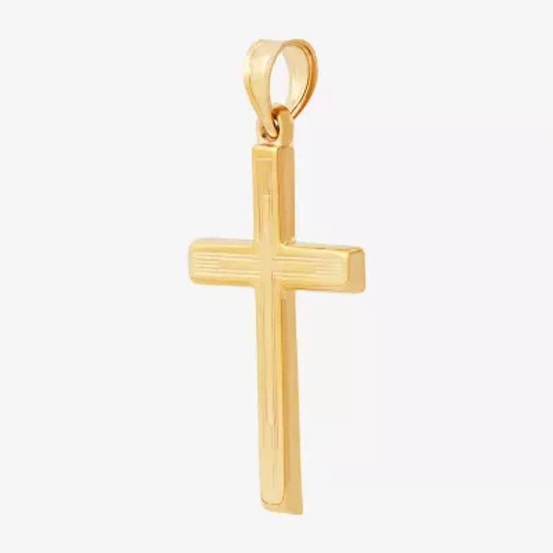 Unisex Adult 14K Gold Cross Pendant