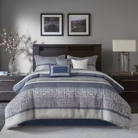 Madison Park Melody 7-pc. Jacquard Comforter Set
