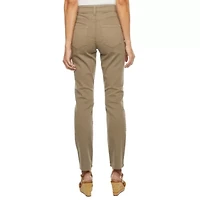 Liz Claiborne Sara Womens Petites Short Mid Rise Skinny Fit Slim Jean