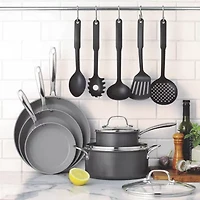 Granitestone Pro Hard Anodized 13-pc. Nonstick Pots And Pans Cookware Set With Utensils