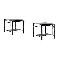 Lambert Living Room Collection 2-pc. Glass End Table