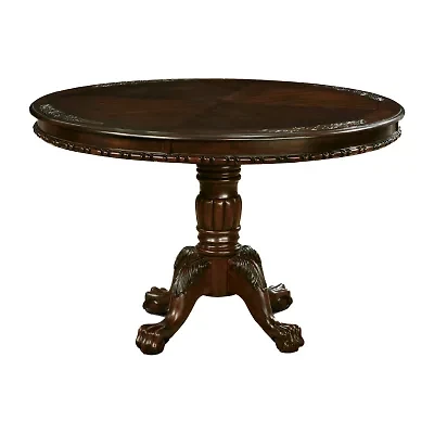 Doloros Dining And Kitchen Collection Round Wood-Top Dining Table