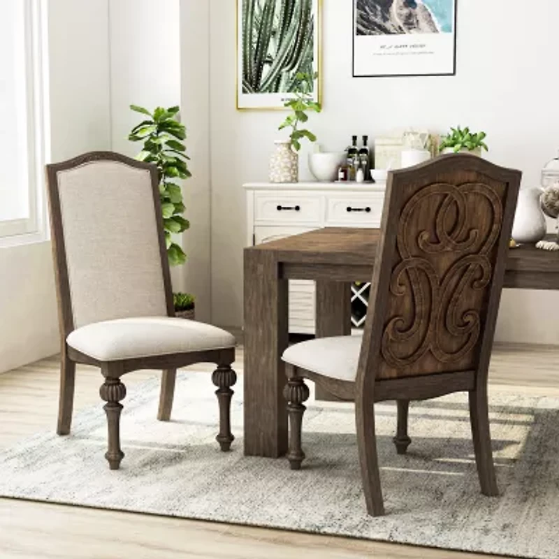 Maud Dining And Kitchen Collection 2-pc. Upholstered Dining Chair
