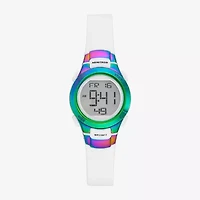 Armitron Womens Multi-Function White Strap Watch 45/7012rbw