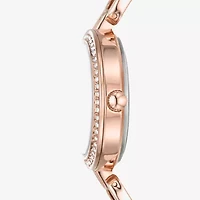 Relic By Fossil Womens Rose Goldtone Bracelet Watch Zr34650
