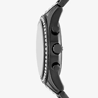 Relic By Fossil Womens Multi-Function Black Bracelet Watch Zr16011