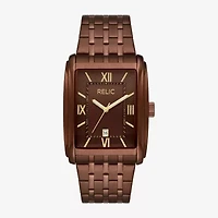 Relic By Fossil Mens Brown Stainless Steel Bracelet Watch Zr77335