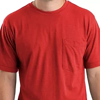 Berne Lightweight Performance Mens Crew Neck Short Sleeve Moisture Wicking Pocket T-Shirt