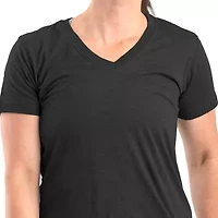 Berne Lightweight Performance Womens V Neck Short Sleeve T-Shirt