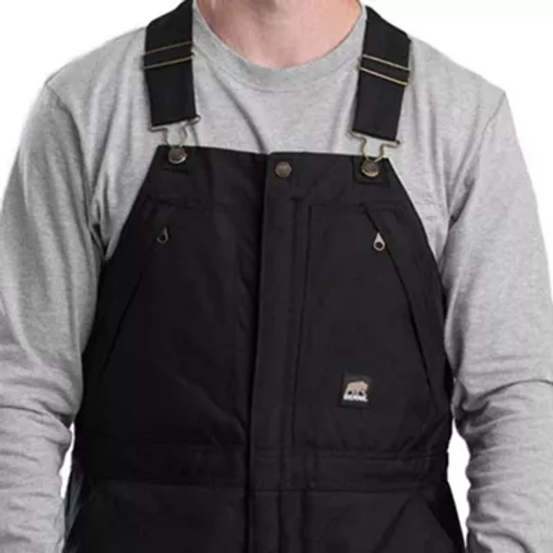 Berne Icecap Insulated Bib Short Mens Workwear Overall