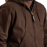 Berne Highland Washed Duck Mens Hooded Heavyweight Work Jacket
