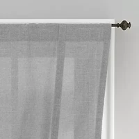 No 918 Lawson Light-Filtering Rod Pocket Single Tie-Up Shade