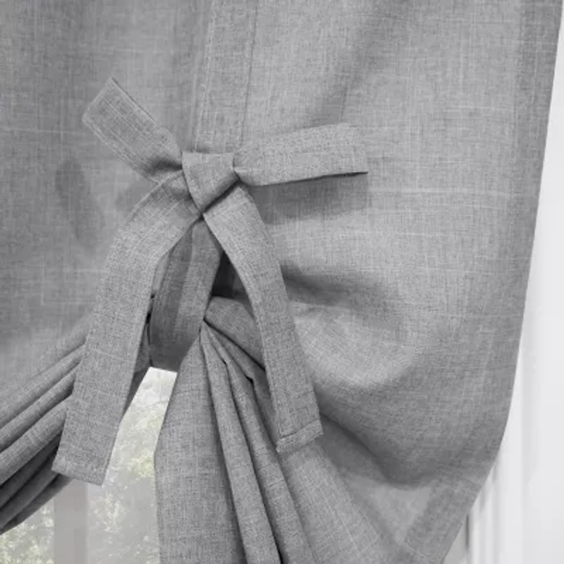 No 918 Lawson Light-Filtering Rod Pocket Single Tie-Up Shade