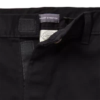 St. John's Bay Dexterity Mens 10" Mid Rise Adaptive Stretch Fabric Adjustable Features Easy-on + Easy-off Chino Short