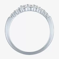 Diamond Addiction (G-H, I1-I2) Womens 1/3 CT. T.W. Lab Grown White 10K Gold Bypass  Cocktail Ring
